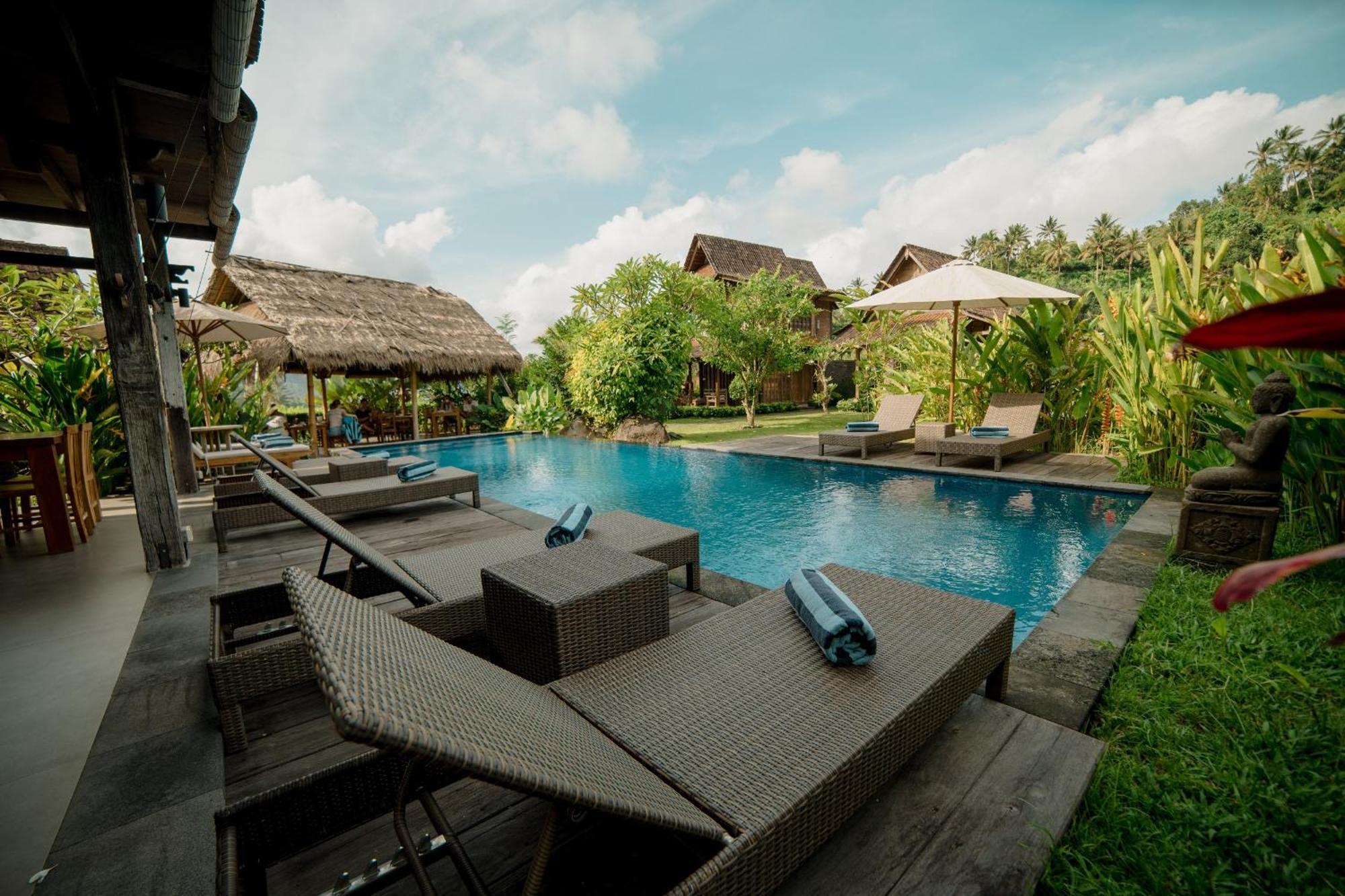 Kubu Sakian Villa And Restaurant Sidemen Silebeng Extérieur photo