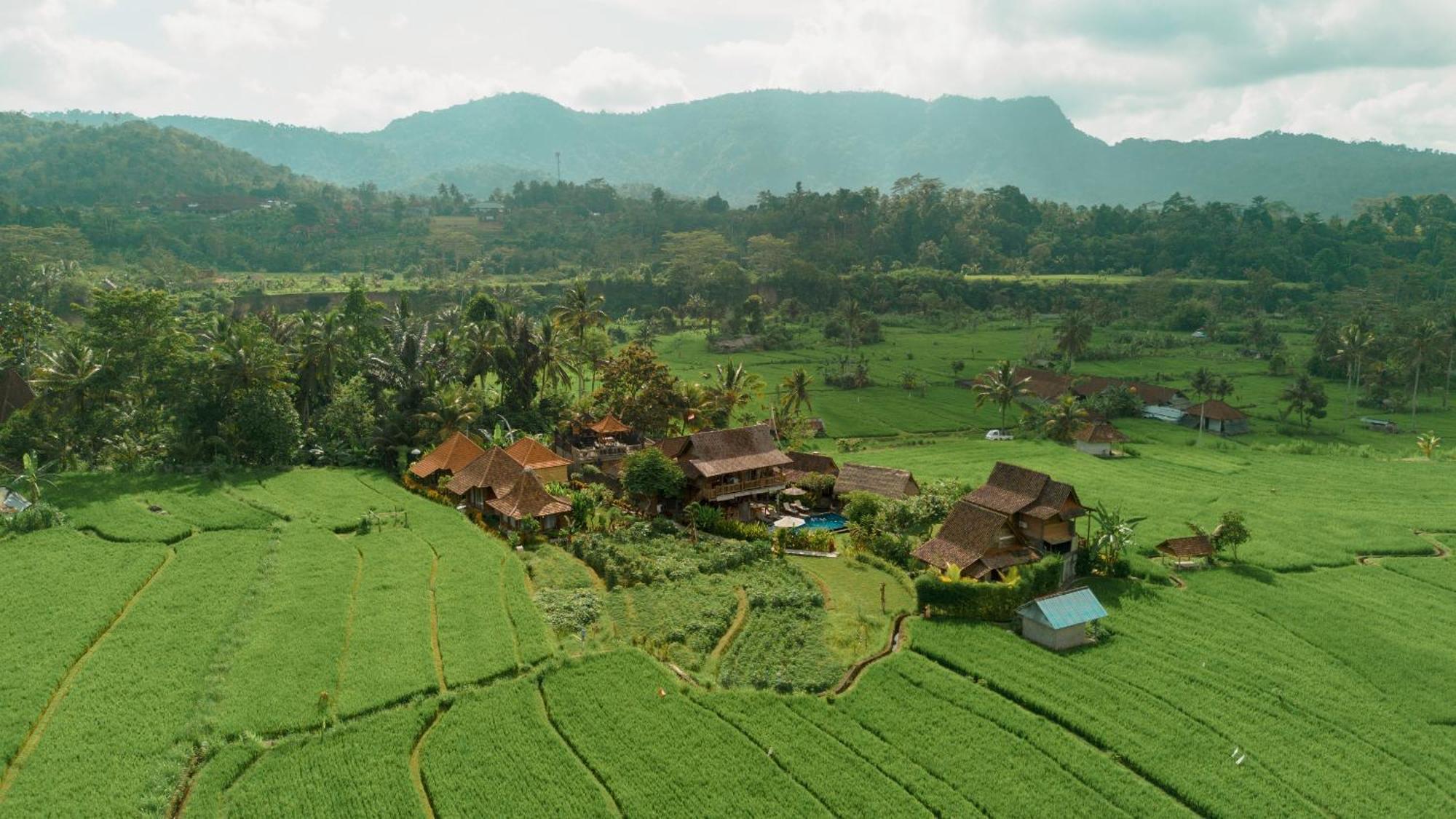 Kubu Sakian Villa And Restaurant Sidemen Silebeng Extérieur photo