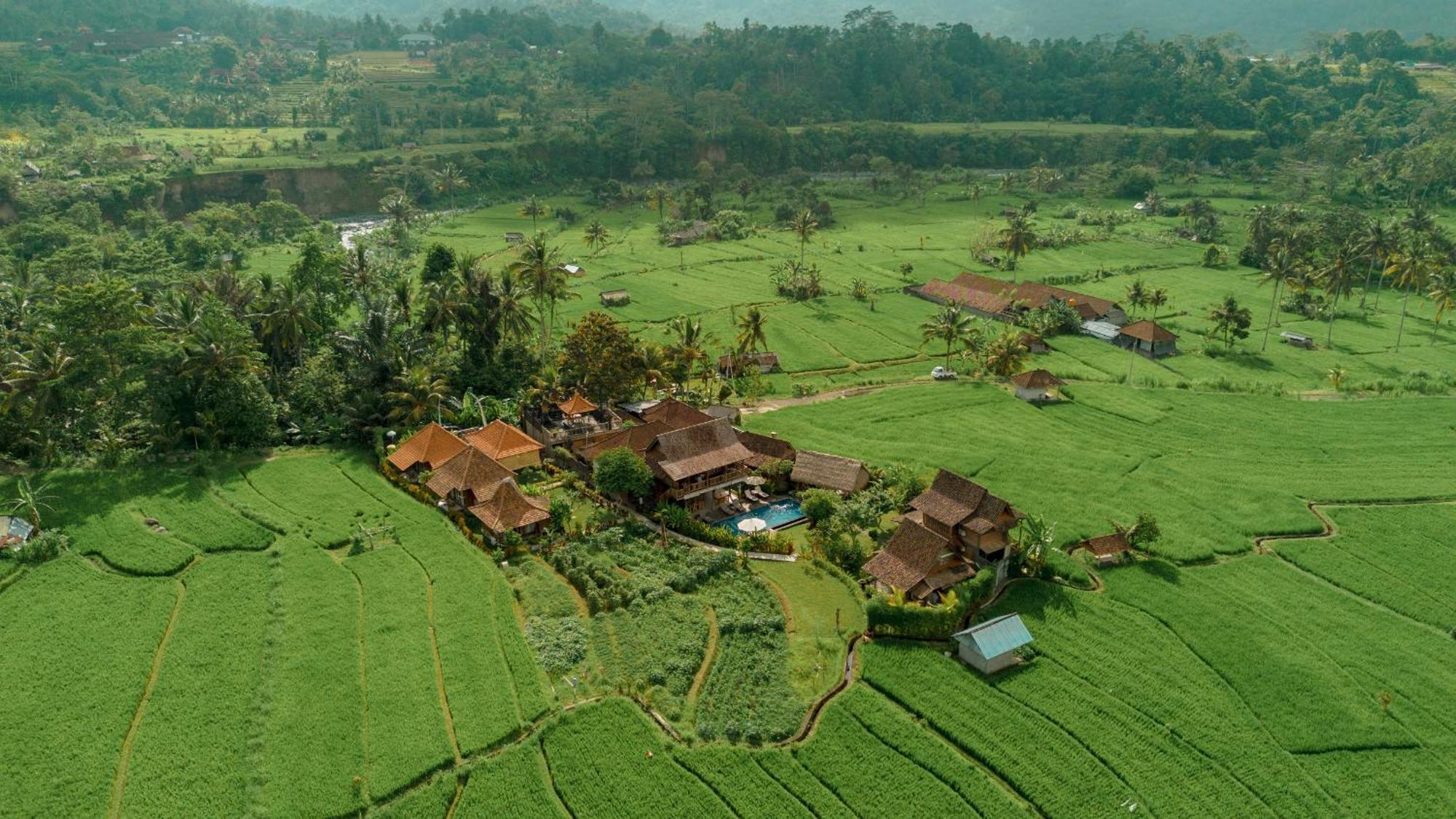 Kubu Sakian Villa And Restaurant Sidemen Silebeng Extérieur photo